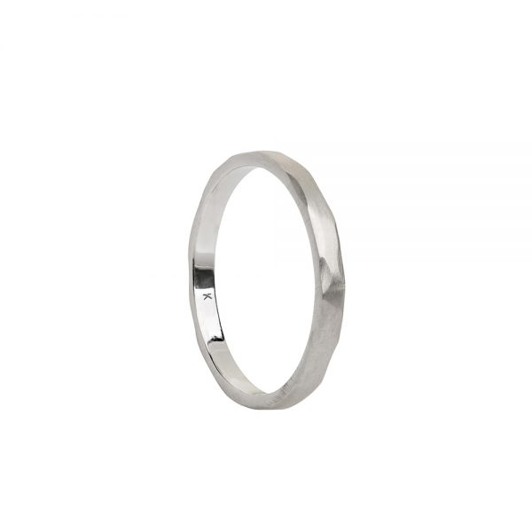 Faceted-Male Wedding Ring